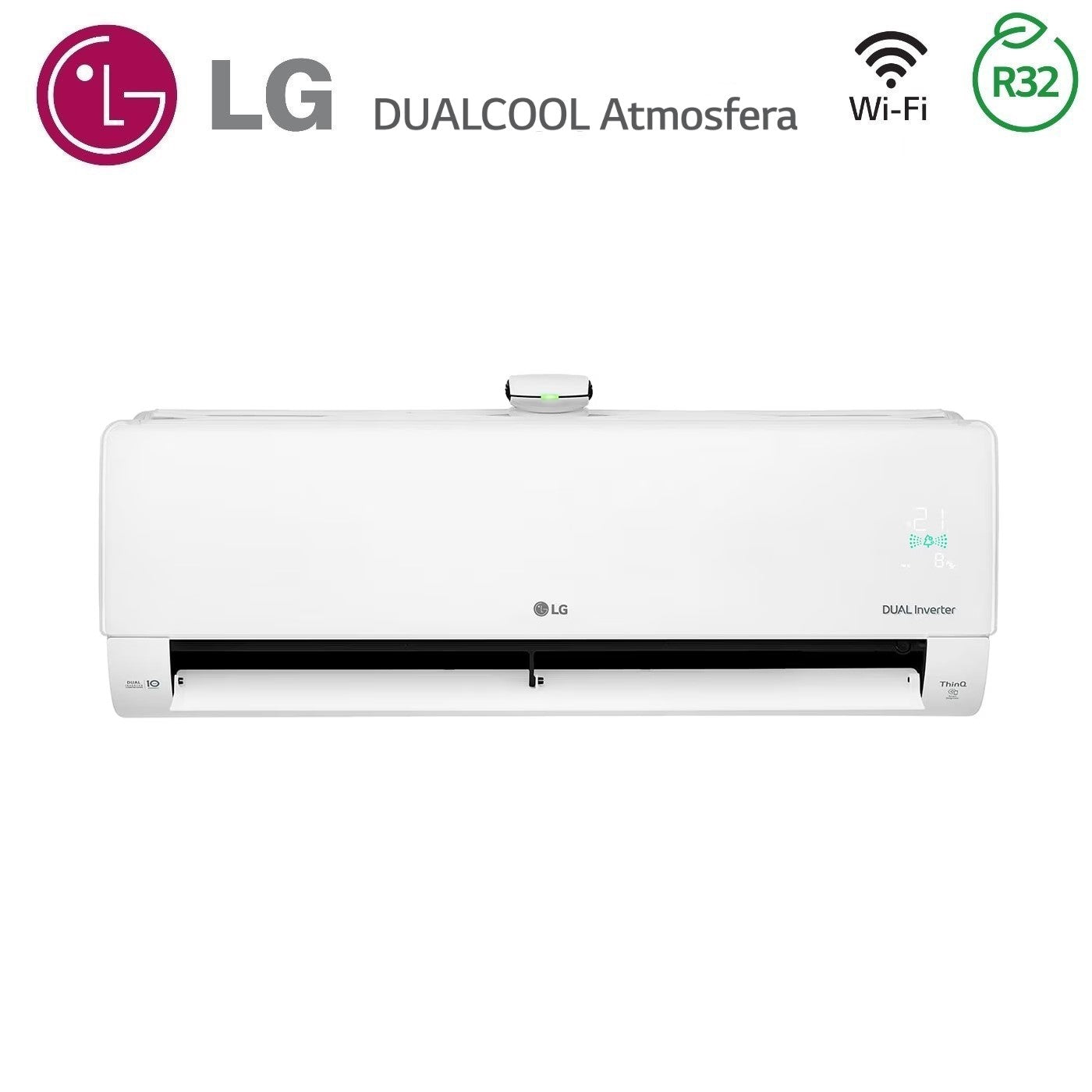 Climatizzatore Condizionatore LG Inverter DualCool ATMOSFERA 9000 Btu AP09RK.NSJ R-32 Wi-Fi integrato A++/A+