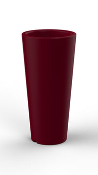 Vaso ⌀34x86 cm in Resina Arkema Tondo 86 Ruby