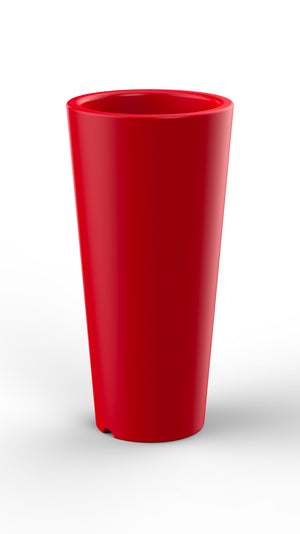 Vaso ⌀34x86 cm in Resina Arkema Tondo 86 Cherry