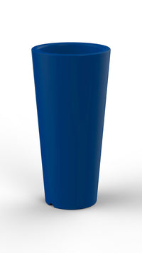 Vaso ⌀34x86 cm in Resina Arkema Tondo 86 Blu