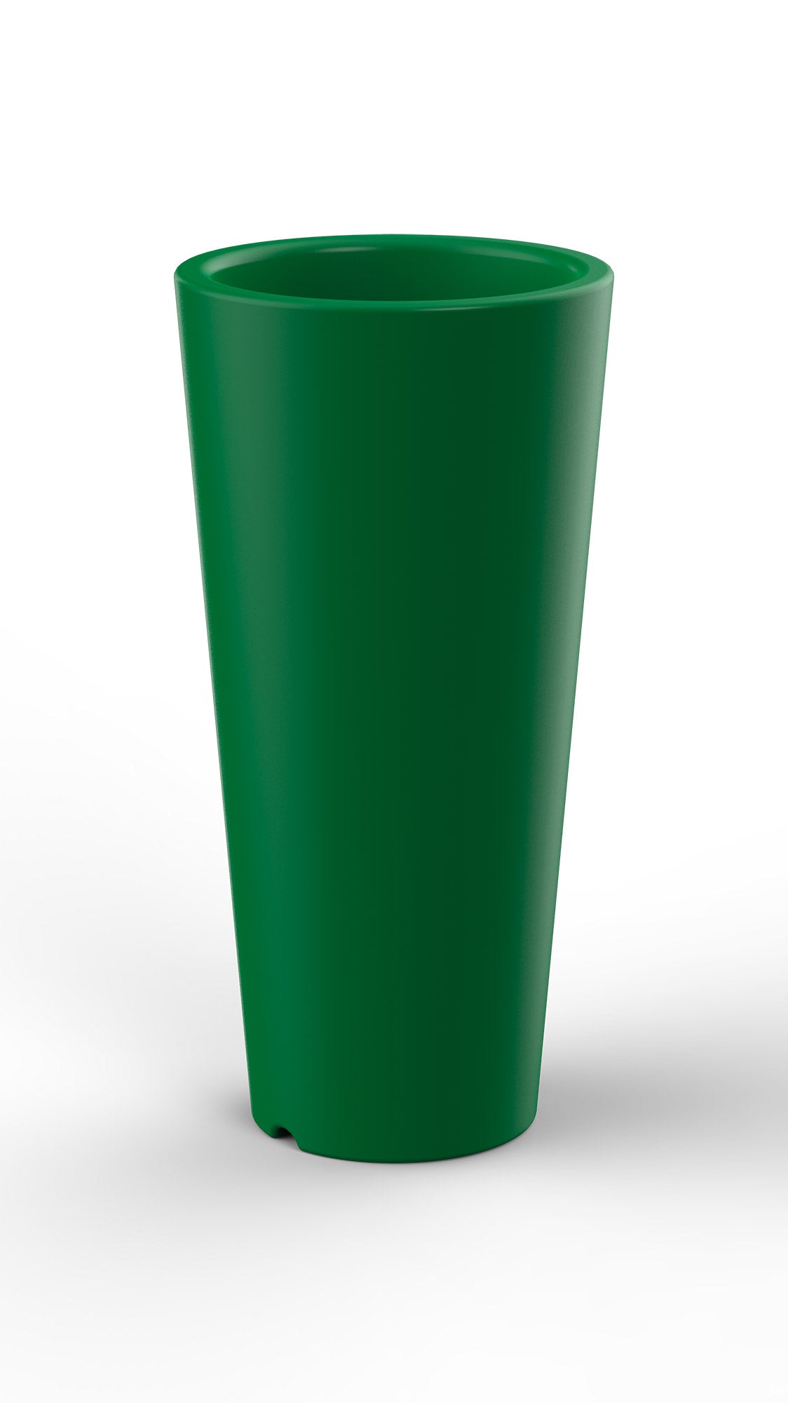 Vaso ⌀34x86 cm in Resina Arkema Tondo 86 Verdescuro