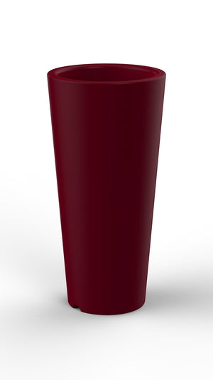 Vaso ⌀37,5x102 cm in Resina Arkema Tondo 102 Ruby