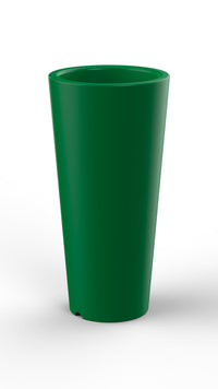 Vaso ⌀37,5x102 cm in Resina Arkema Tondo 102 Verde Scuro