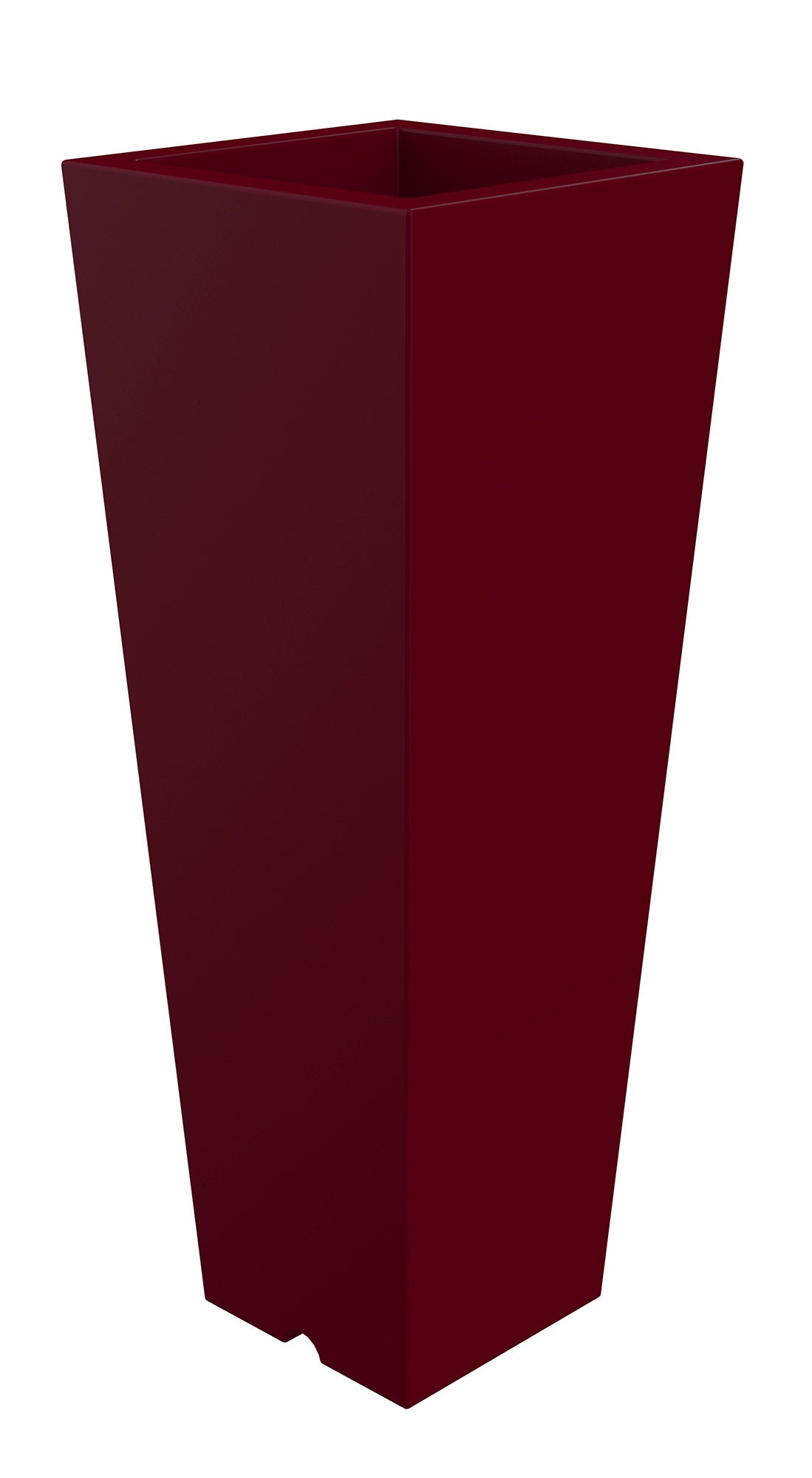 Vaso 37,5x102 cm in Resina Arkema Quadro 102 Ruby