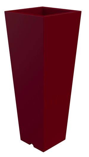 Vaso 34x86 cm in Resina Arkema Quadro 86 Ruby