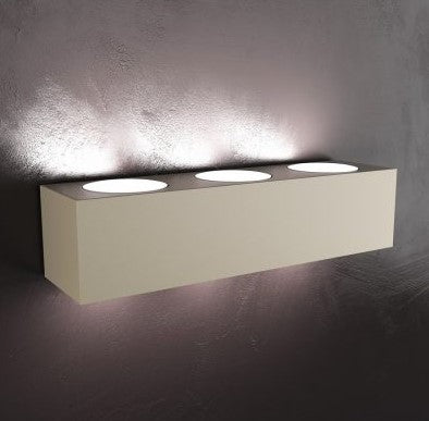 AREA APPLIQUE 6 LUCI BIEMISSIONE SABBIA 1127-A6-SA