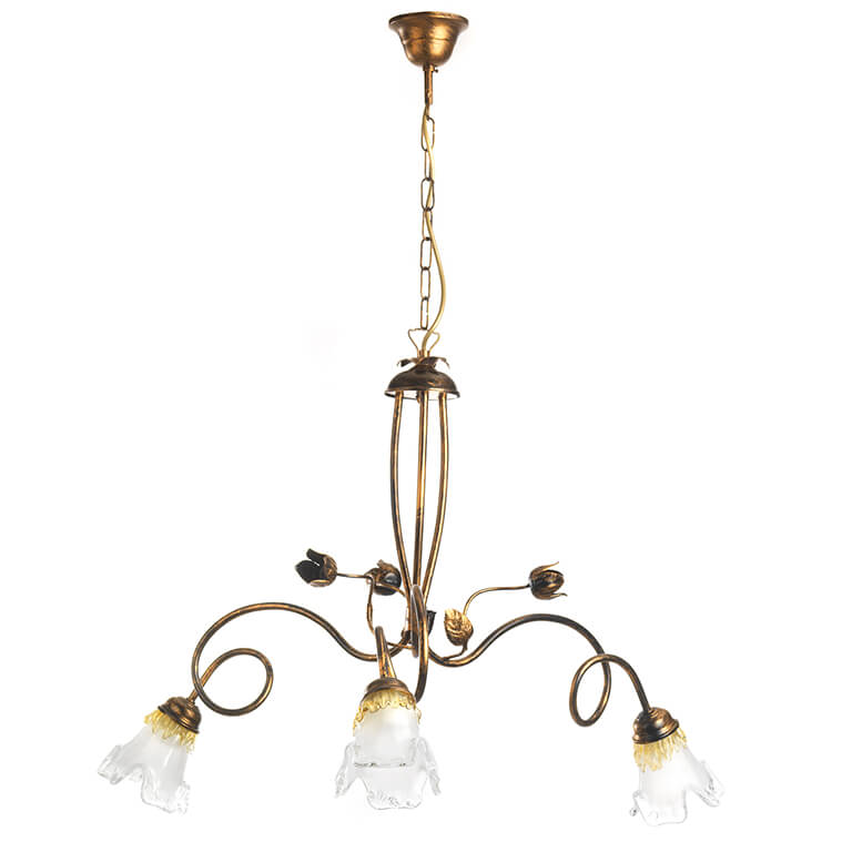 4984/3 - Lampadario Arianna 3 Luci Bronzo