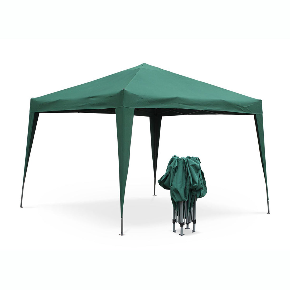 Gazebo Arona 3X3 metri Apri/Chiudi Colore Verde