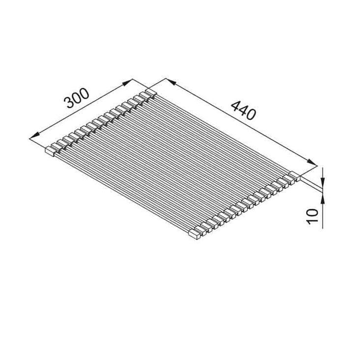 Rollmat Elleci Element 440 Materiale Silicone Nero - ARS013BK