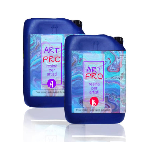 Resina epossidica trasparente decorativa ad uso artistico 8.3 kg ART PRO