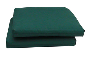 Set 2 Cuscini per Sedia da Giardino 40x40x5 cm in Dralon Allegro Verde