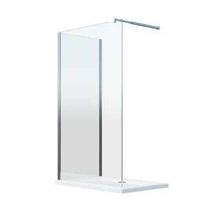 Parete Doccia Walk-in Angolare Doppio Vetro 8 mm Reversibile 98-100 x 108,5-110,5 H 200 cm