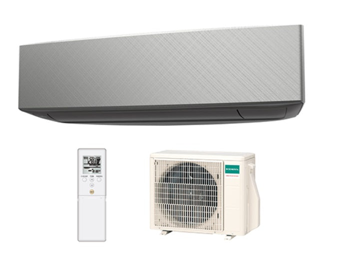 Climatizzatore Condizionatore General Fujitsu Inverter serie Design Silver KETF-B 7000 Btu ASHG07KETF-B R-32 Wi-Fi Integrato A++/A+ Silver