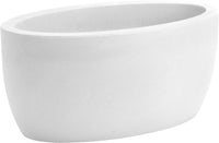 Vaso Athena cm 50 in resina - colore: bianco - AMZR4050B