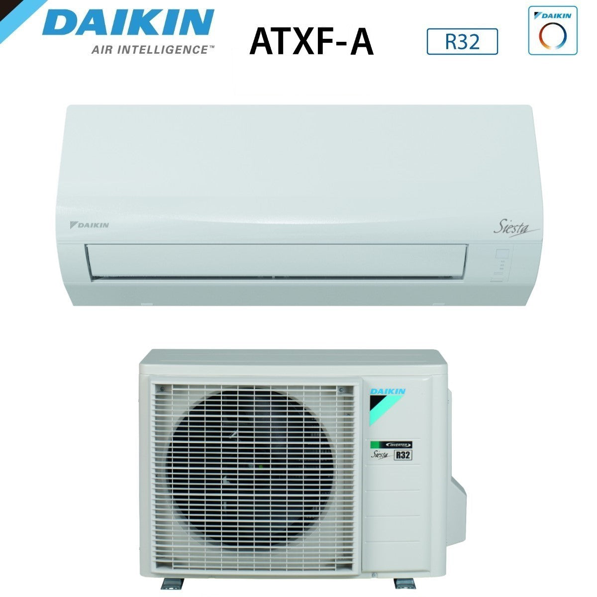 Climatizzatore Condizionatore Daikin Inverter serie SIESTA ATXF-E 24000 Btu ATXF71A R-32 Wi-Fi Optional Classe A/A