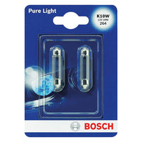 LAMPADINA PER ABITACOLO/FARO POSTERIORE 10 watt - 2 pezzi BOSCH