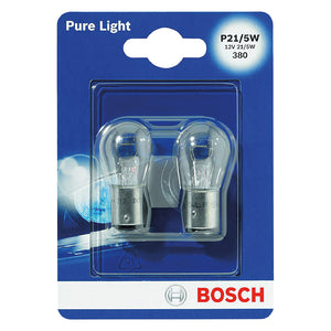 LAMPADINA PER FARO POSTERIORE 5 watt - 2 pezzi BOSCH