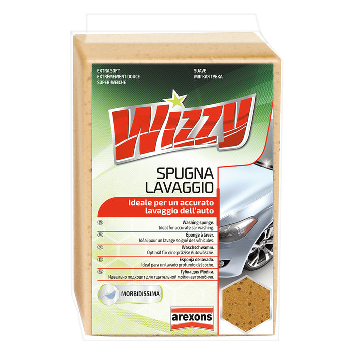 SPUGNA LAVAGGIO AUTO 'WIZZY' cm 17 x 11 x 7 AREXONS