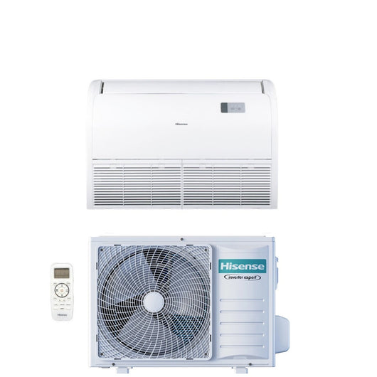 Climatizzatore Condizionatore Hisense Inverter Soffitto / Pavimento serie SUPER 24000 Btu AVT71UR4RB8 + AUW71U4RJ7 R-32 Wi-Fi Optional Classe A++/A+ con Telecomando di serie Incluso