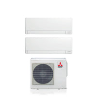 Climatizzatore Condizionatore Mitsubishi Electric Dual Split Inverter Linea Plus serie MSZ-AY 12+12 con MXZ-4F72VF R-32 Wi-Fi Integrato 12000+12000