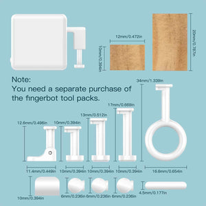 Accessori per Fingerbot Smart Switch Toggle Pulsante Intelligente Pushed Supporti per Installazione sui Dispositivi di Casa