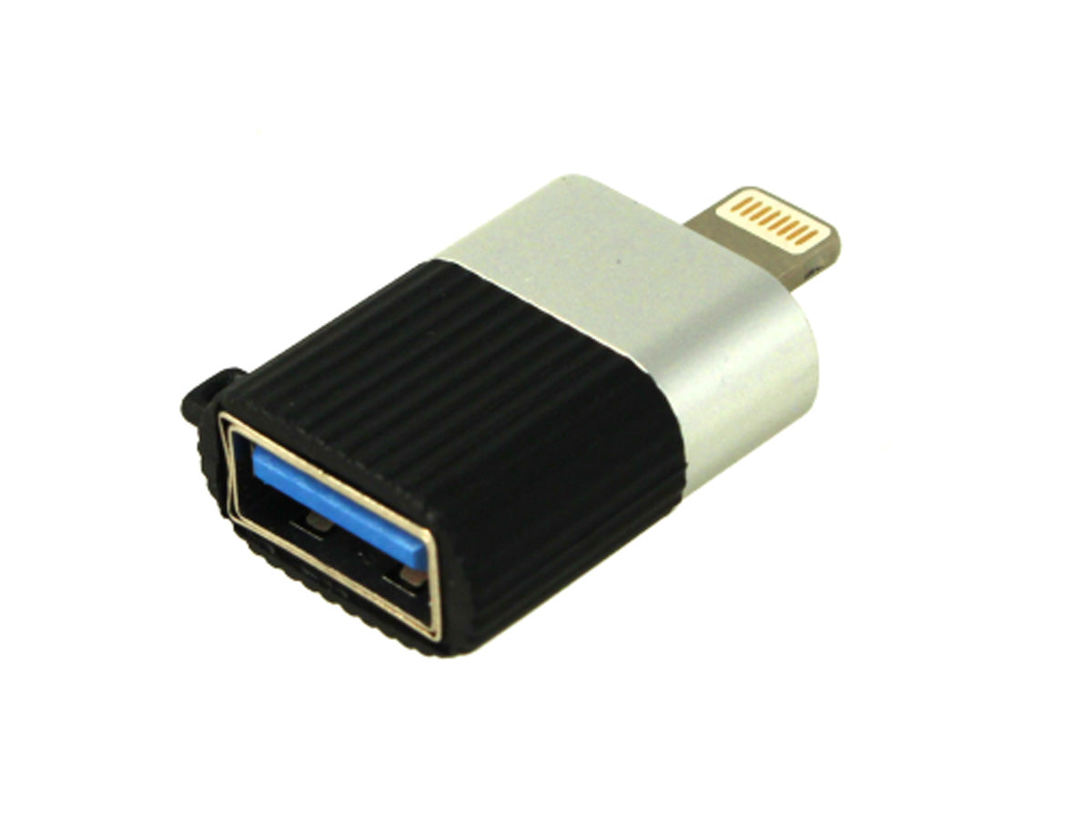 Adattatore Da USB-A Femmina a Lightning Maschio Con Portachiave Incluso