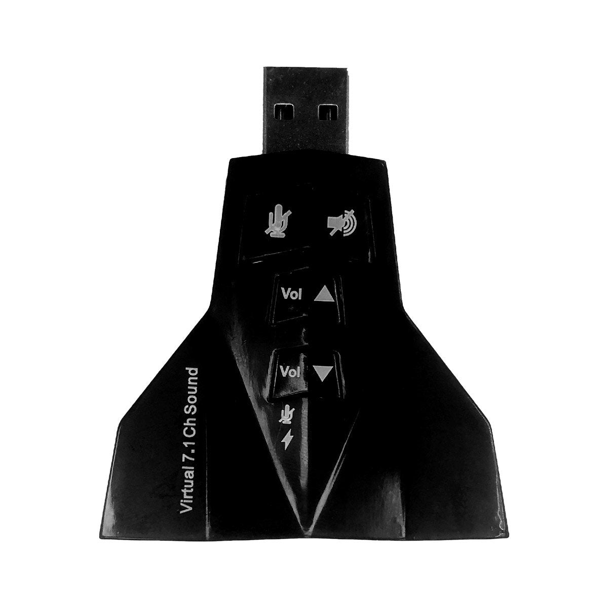 Adattatore Scheda Audio USB2.0 con Doppio Ingresso Jack 3.5mm per Cuffie e Microfono Regolabile Supporta 7.1 Audio Surround Compatibilit&agrave; Universale