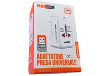 Adattatore Universale da Viaggio Con Presa EU UK USA AUS CN Con Caricatore USB 5V 1A