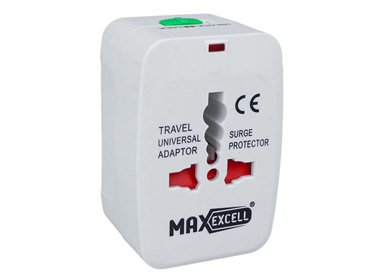 Adattatore Universale da Viaggio Con Protezione da Sovraccarico Presa EU UK USA AUS CN Max 1500W