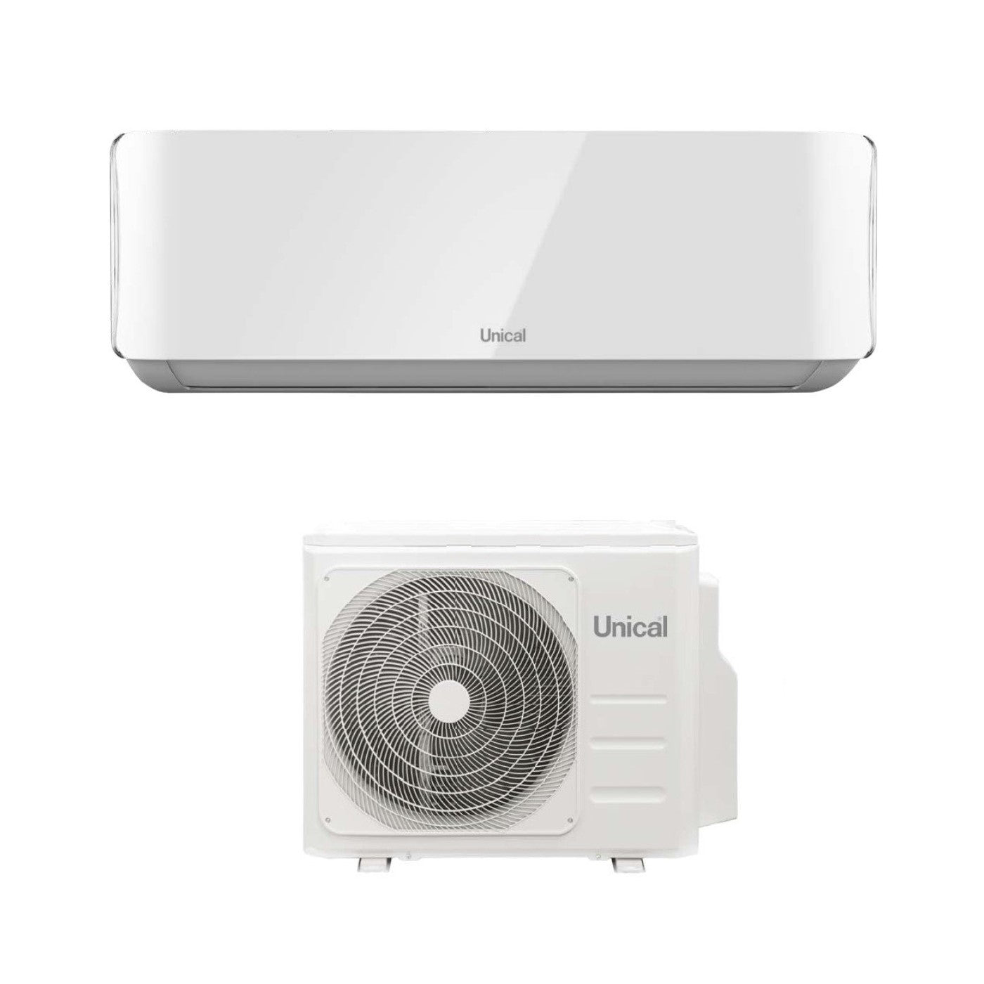 Climatizzatore Condizionatore Unical Inverter Mono Split serie AIR CRISTAL 13000 Btu KMUN 13H R-32 Wi-Fi Optional