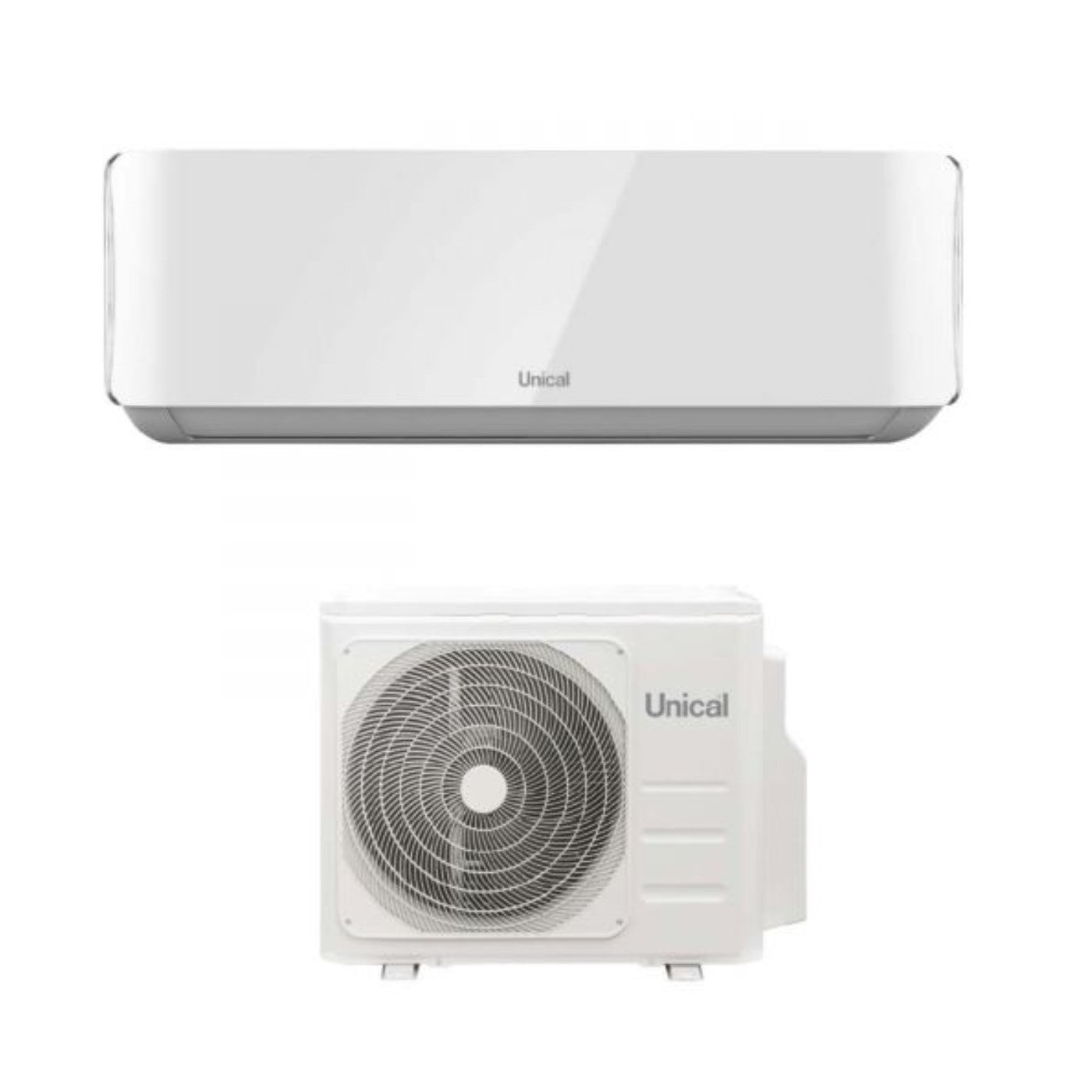 Climatizzatore Condizionatore Unical Inverter Mono Split serie AIR CRISTAL 18000 Btu KMUN 18H R-32 Wi-Fi Optional