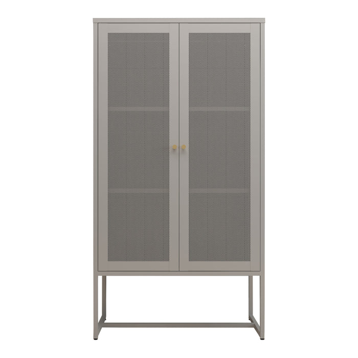 Armadio da Stoccaggio Sund in Acciaio 150 x 80 x 40 cm Grigio [en.casa]