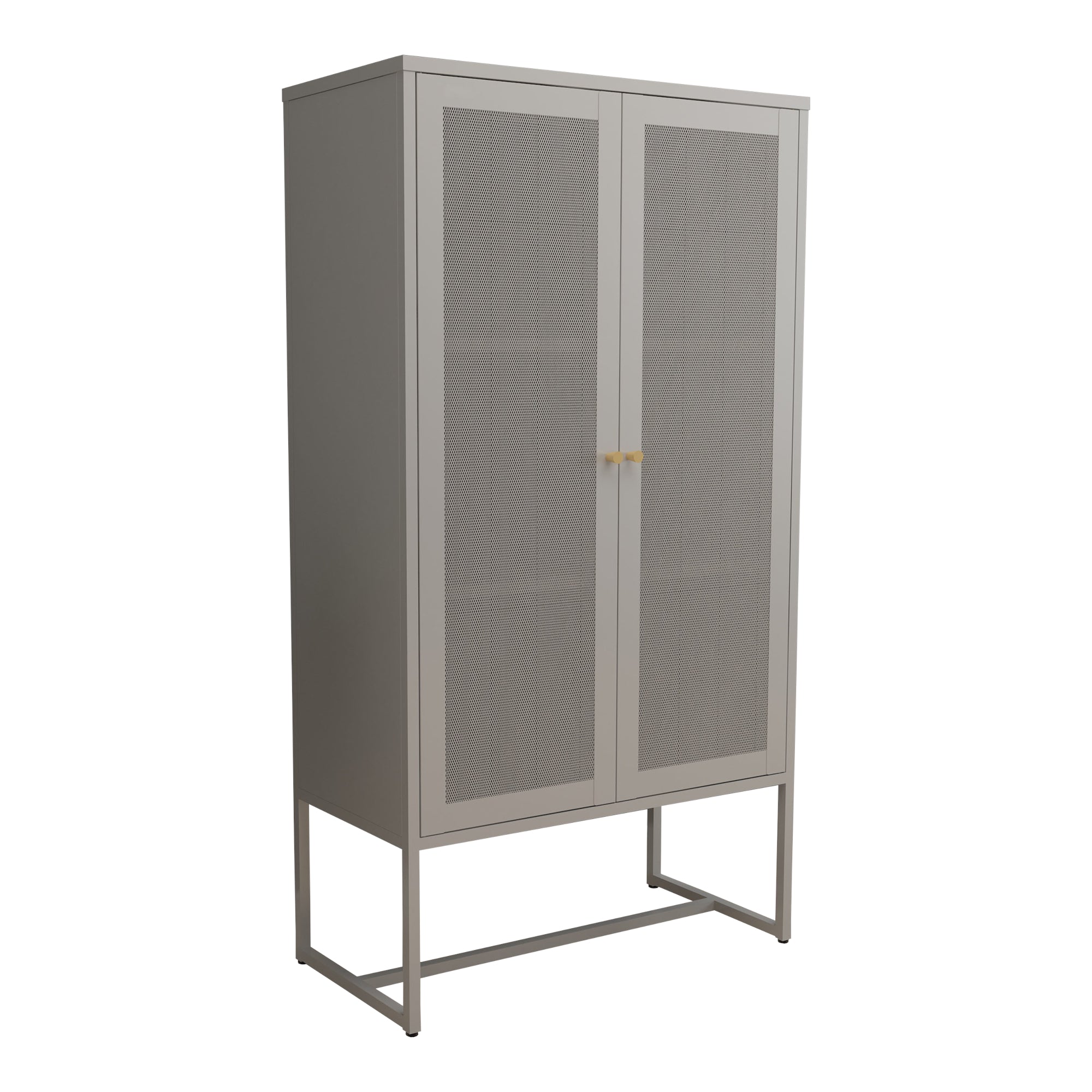 Armadio da Stoccaggio Sund in Acciaio 150 x 80 x 40 cm Grigio [en.casa]