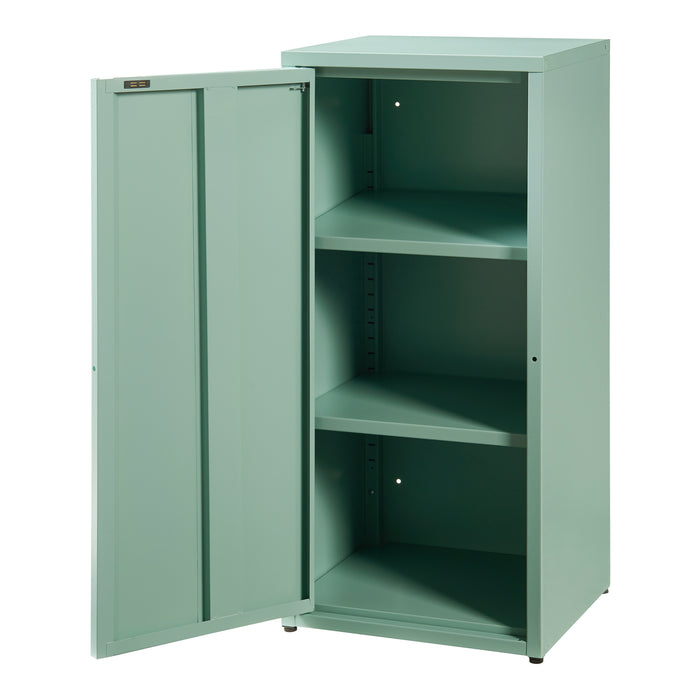 Armadio a Colonna Burlöv in Metallo Mobile per Archivio 88 x 40 x 35 cm Menta Verde [en.casa]