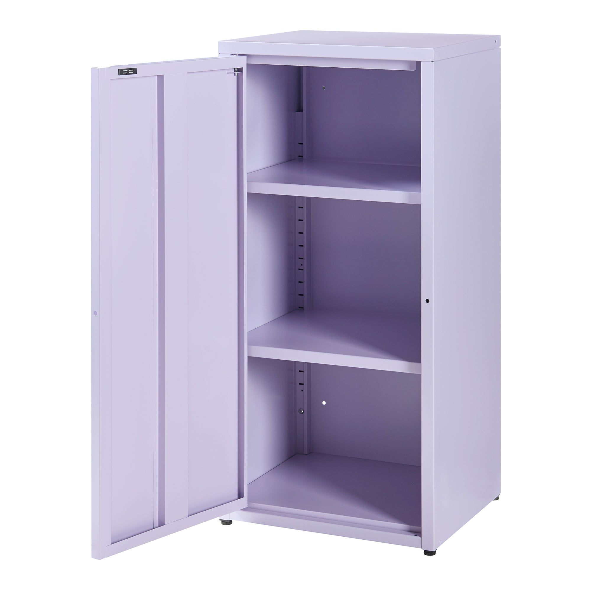 Armadio a Colonna Burlöv in Metallo Mobile per Archivio 88 x 40 x 35 cm Viola [en.casa]