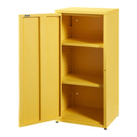 Armadio a Colonna Burlöv in Metallo Mobile per Archivio 88 x 40 x 35 cm Giallo [en.casa]