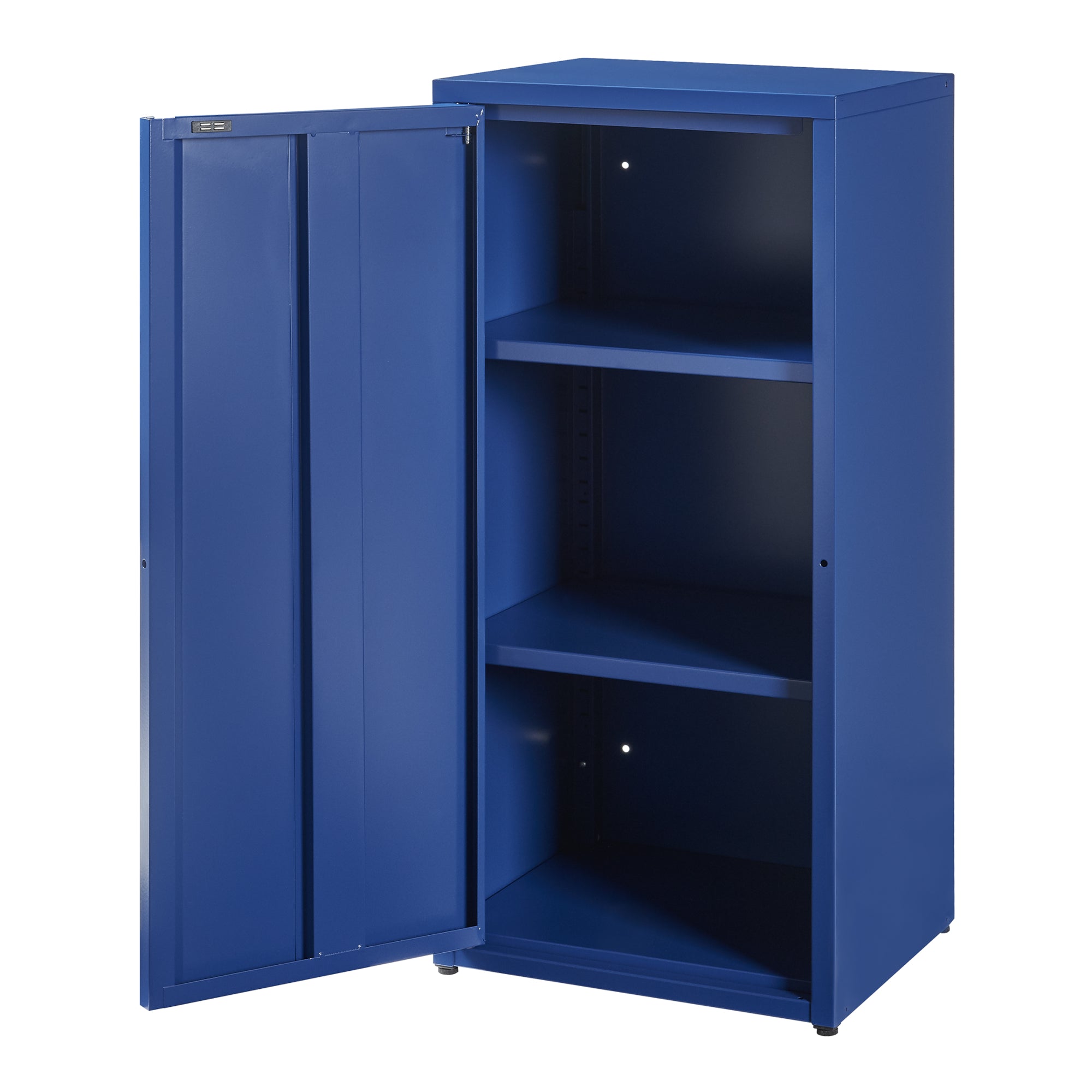 Armadio a Colonna Burlöv in Metallo Mobile per Archivio 88 x 40 x 35 cm Blu [en.casa]