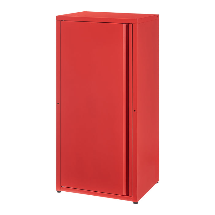 Armadio a Colonna Burlöv in Metallo Mobile per Archivio 88 x 40 x 35 cm Rosso [en.casa]