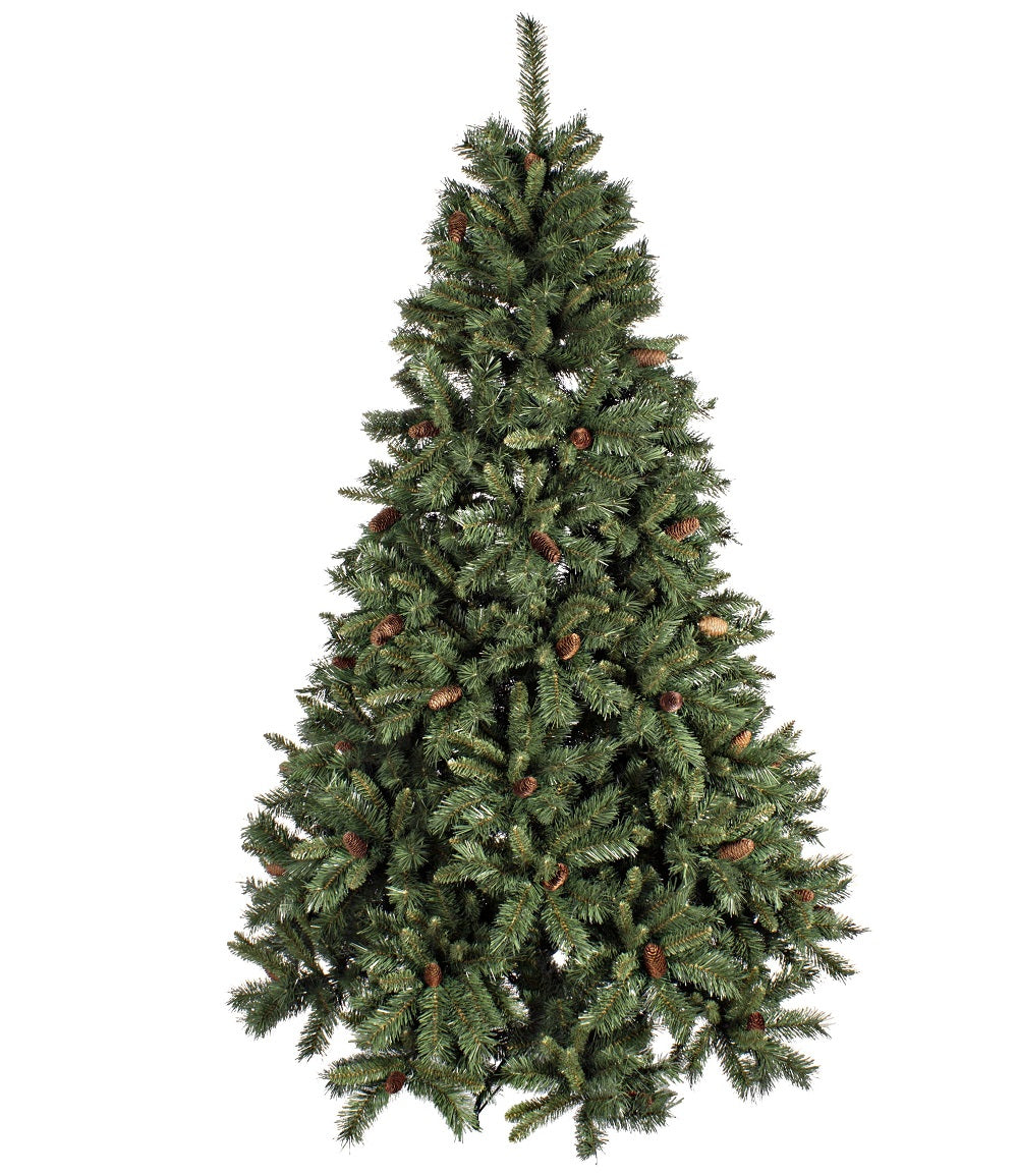 Albero di natale verde con pigne h.180 cm Bizzotto Cone Lux