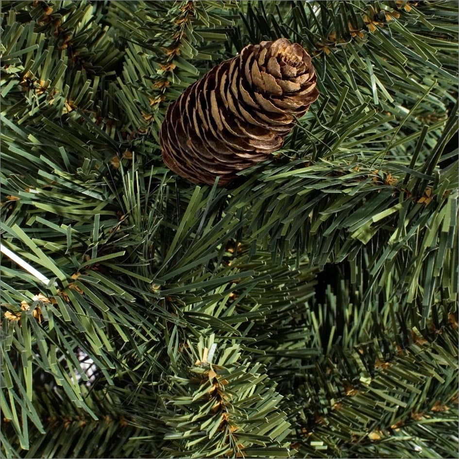 Albero di natale verde con pigne h.210 cm Bizzotto Cone Lux