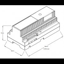 Alimentatore Di Sistema 2 Voice 10 Moduli Din Urmet 1083/20A