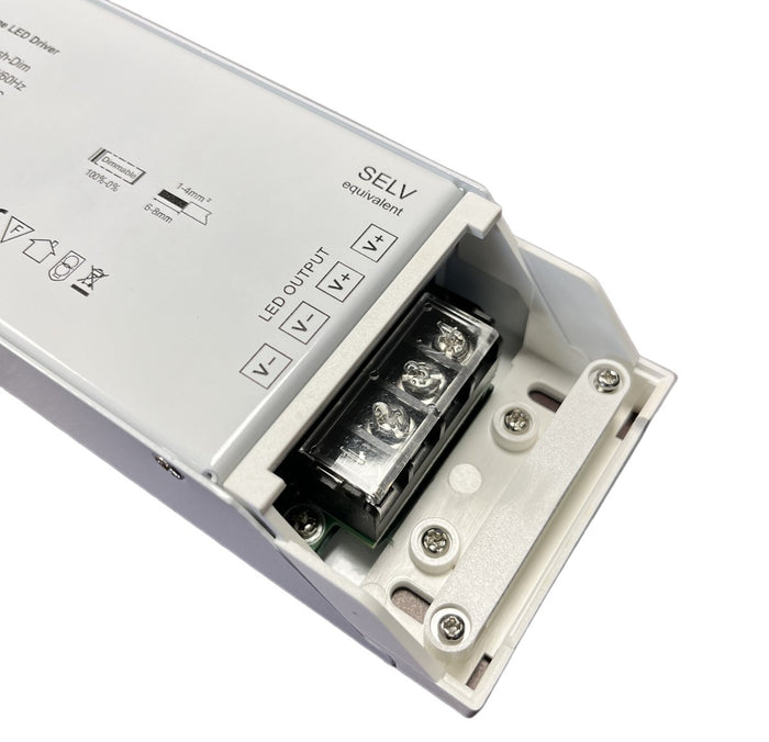 Alimentatore Dimmerabile CV 24V 150W Triac ELV Pulsante N.O. Varialuce Su 220V Per Striscia Led TE-150-24