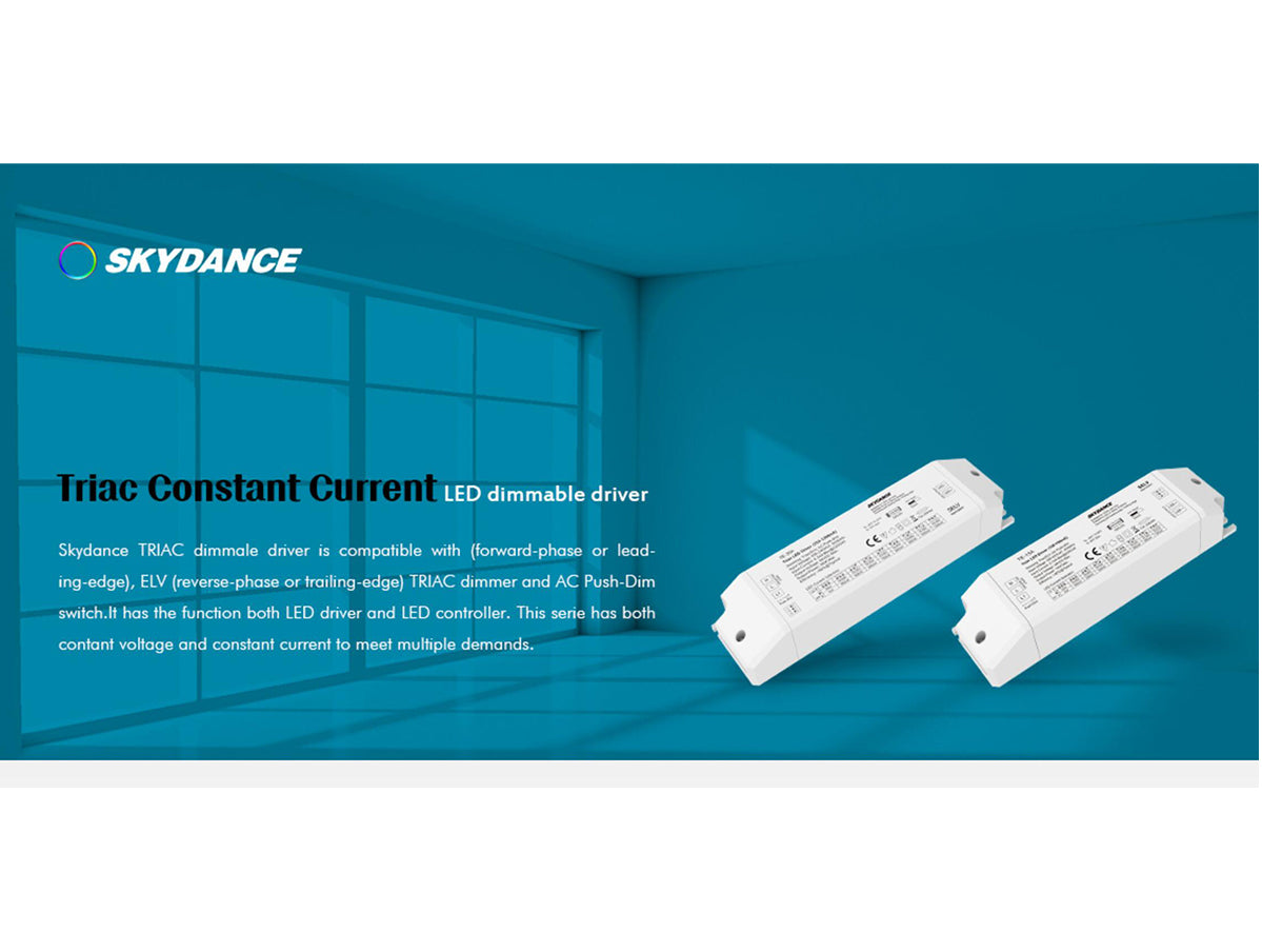 Alimentatore Dimmerabile CV 24V 75W Triac + Pulsante N.O. Varialuce Su 220V Per Striscia Led 24V TE-75-24