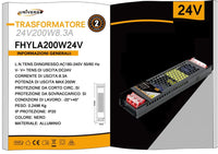 Alimentatore Trasformatore 24v 200w 8.3a 220v FHYLA200W24V