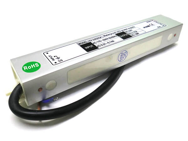 Alimentatore Trasformatore CV Impermeabile IP67 24V 20W 0,83A Per Striscia LED