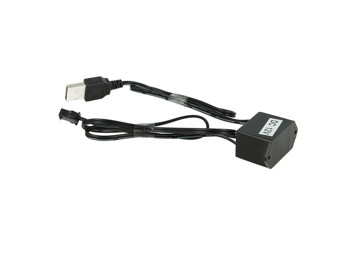 Alimentatore Trasformatore Con USB 5V Per Stringa EL Striscia Neon Led