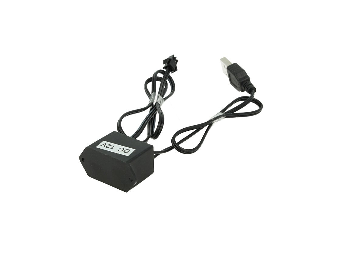 Alimentatore Trasformatore Con USB 5V Per Stringa EL Striscia Neon Led