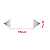 Amaca da Giardino Campeggio Spiaggia Richiudibile e Portatile Max 90Kg 190x80cm