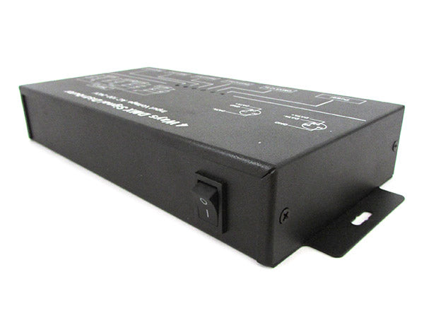 Amplificatore Distributore Segnale DMX 512 Signal Distributor 4 Canali 220V DMX124