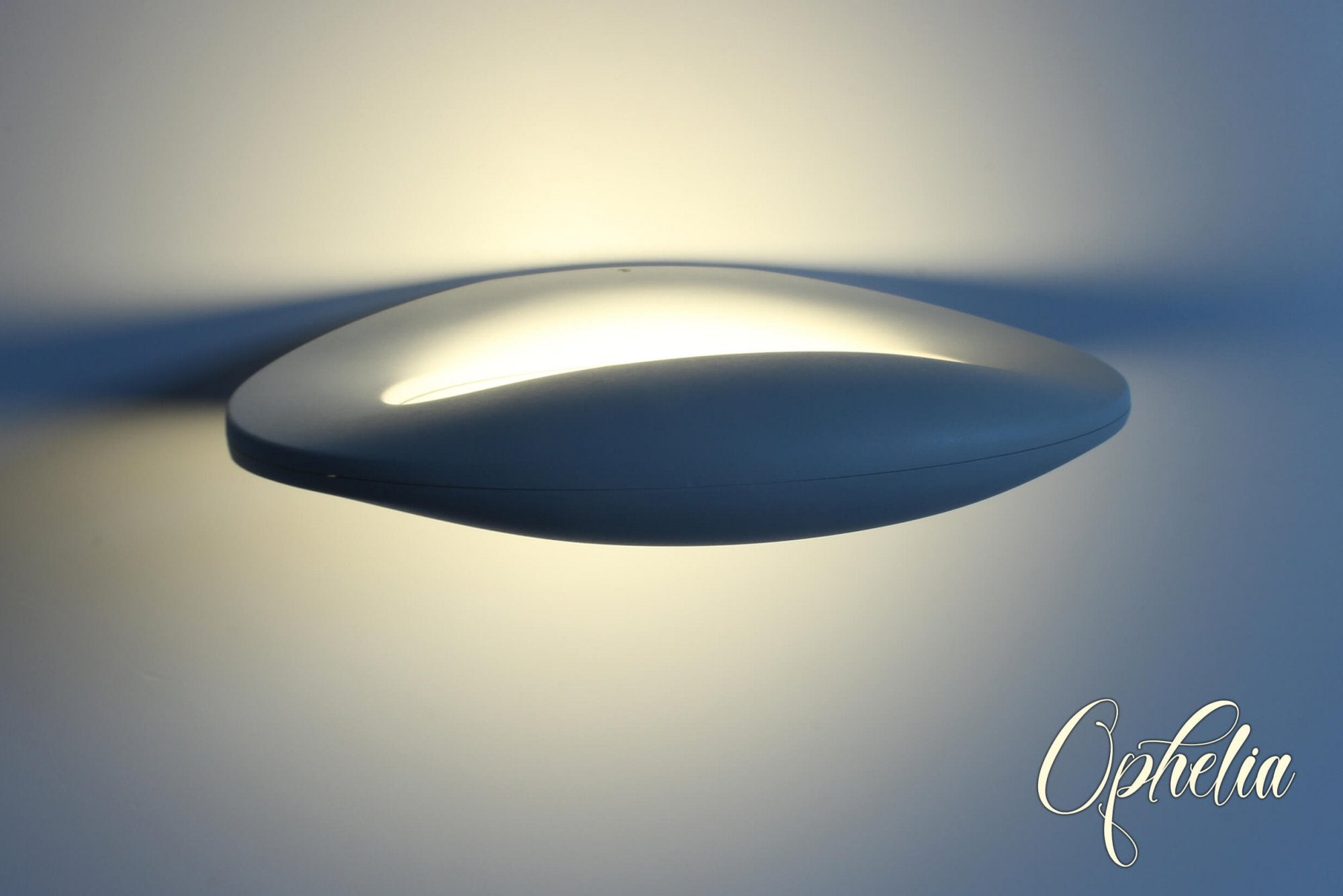 Applique Led Da Parete Ophelia 10W Bianco 4000K Ovale Design Moderna Carcassa Bianca SKU-8308